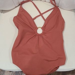 Beautiful burnt orange swimsuit